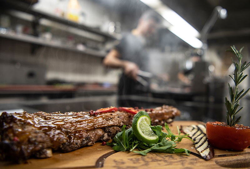 Küche im Wild West Steakhouse Texas